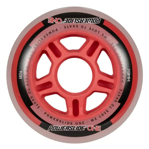 Powerslide One 76Mm 82A Wheels Red 4 Pack 1