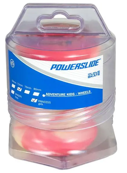 Powerslide Princess Girls 72Mm 80A 4 Pack 2