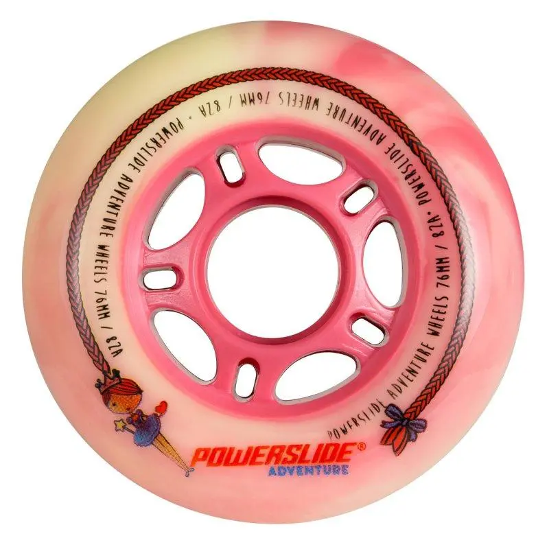 Powerslide Princess Girls 76Mm 80A  4 Pack 1
