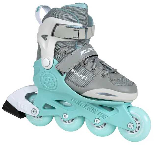 Powerslide Rocket Grey Adjustable Inline Skates 1