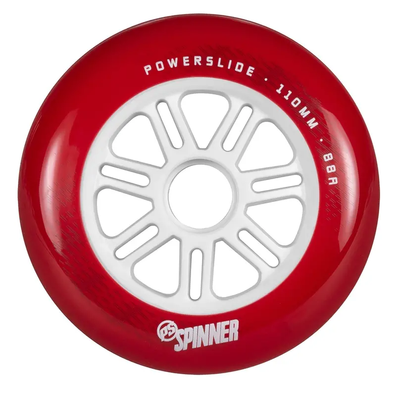 Powerslide Spinner Wheels 110Mm 88A Red 3Pack 1