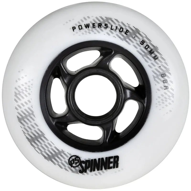 Powerslide Spinner Wheels 90Mm 88A White 4 Pack 1