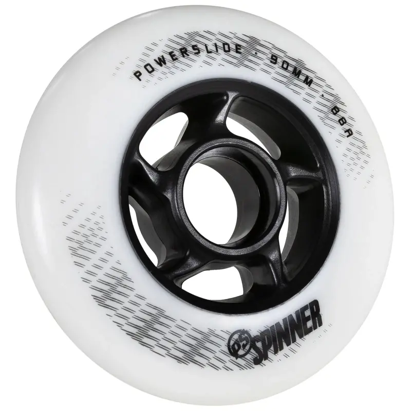 Powerslide Spinner Wheels 90Mm 88A White 4 Pack 2
