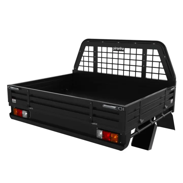 Premium Aluminium Tray 1500Lx1825wx260h Matt Black 1