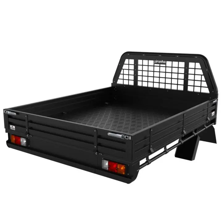 Premium Aluminium Tray 2400Lx1825wx260h Matt Black 1