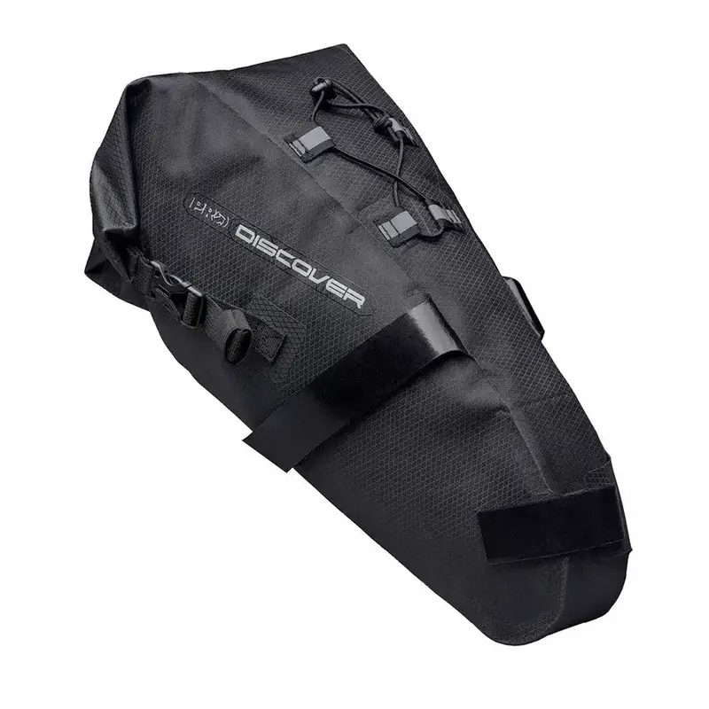 Pro Discover Team Gravel Bag - 10 Litre Seatpost Bag Black 1