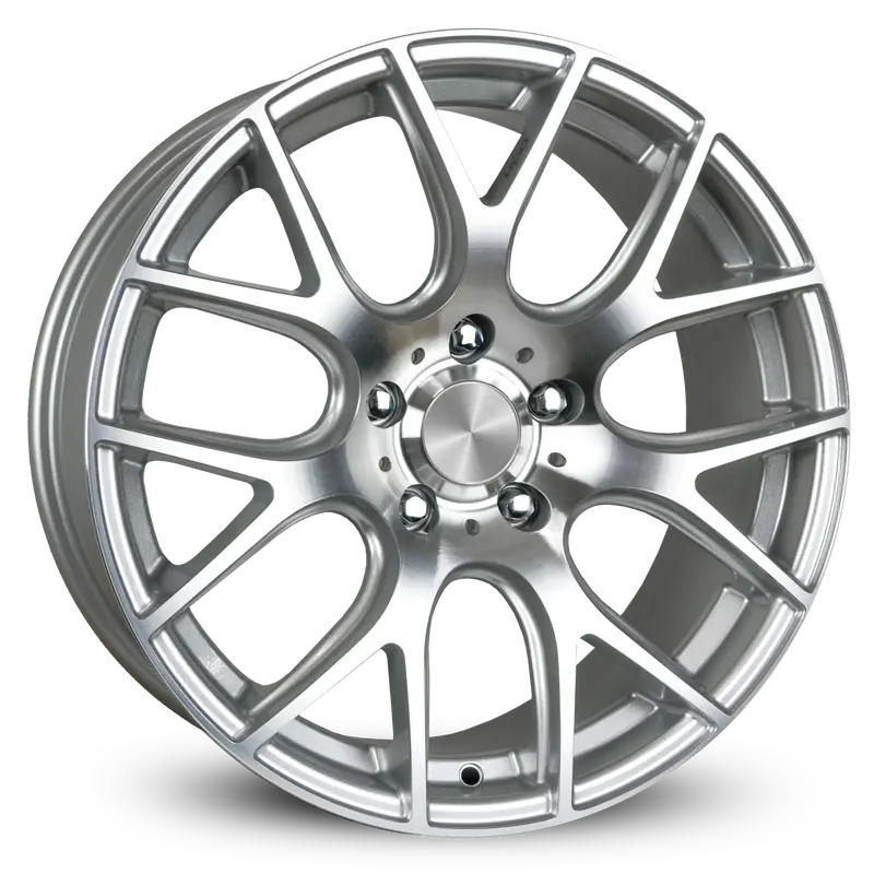 Pro Spoke | Silver Machined Face | 19X8.5 ( 5X112 ) 1