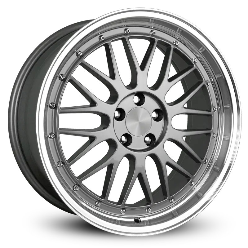 Pro Trak | Gunmetal Polished Lip | 18X8.0 ( 5X100 ) 1