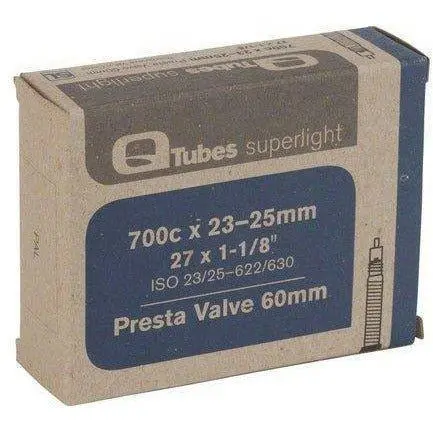 Q-Tubes Superlight 700C Inner Tube (Presta) 1