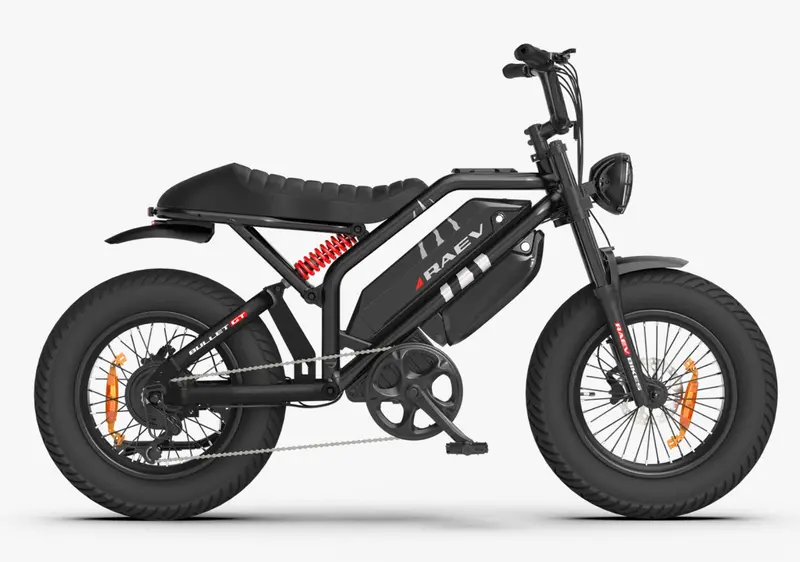 Raev Bullet Gt V2 Dual Battery Full Suspension Electric Moto Bike 1