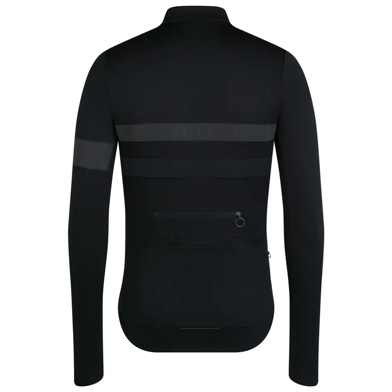 Rapha Brevet Men's Long Sleeve Jersey - Black 2