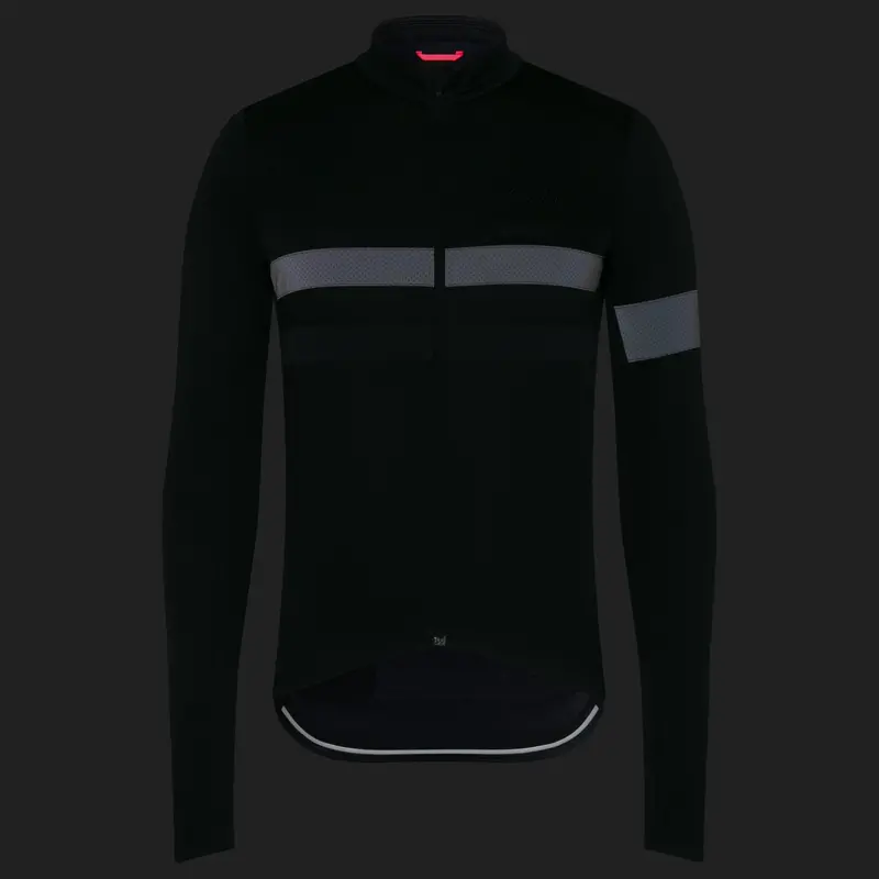 Rapha Brevet Men's Long Sleeve Jersey - Black 5