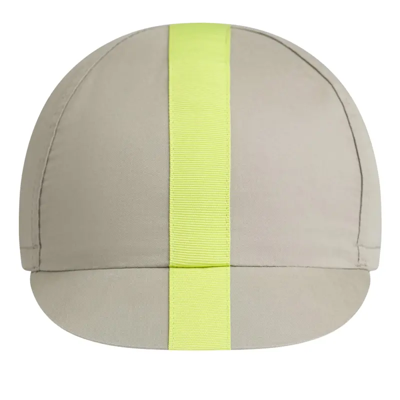 Rapha Cap Ii Cotton Cycling Cap - Rock Ridge/Wild Lime 1