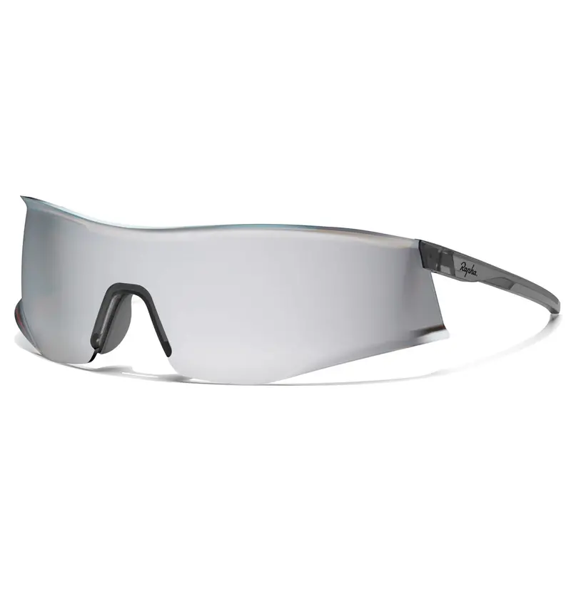Rapha Letras Cycling Sunglasses - Black Mirror/Black 1