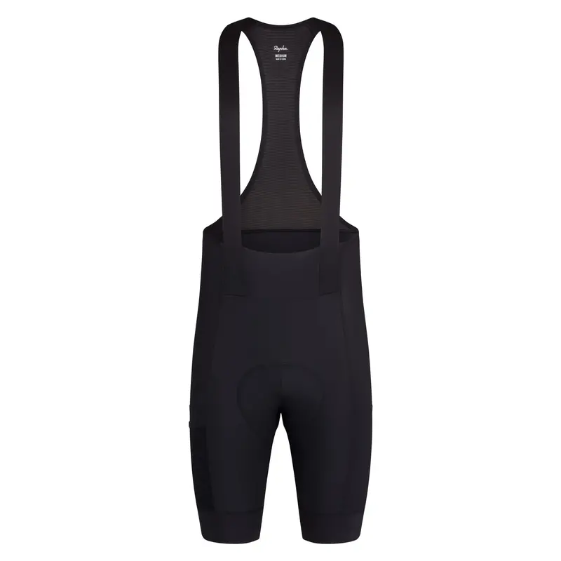 Rapha Men's Brevet Element Cargo Bib Shorts, Black 1
