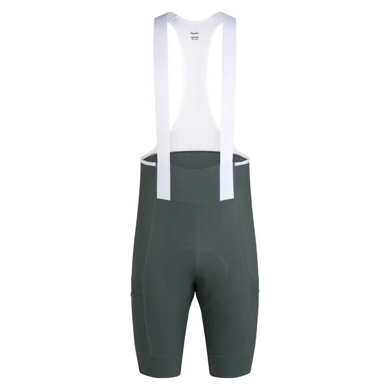 Rapha Men's Brevet Element Cargo Bib Shorts, Onyx/White 1