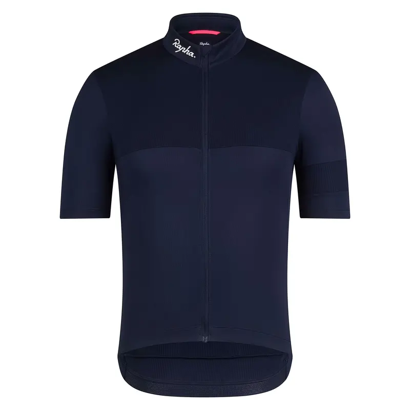 Rapha Men's Brevet Element Jersey, Dark Navy/White 1