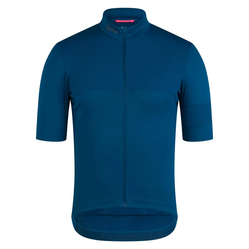 Rapha Men's Brevet Element Jersey, Jewelled Blue/Dark Navy 1