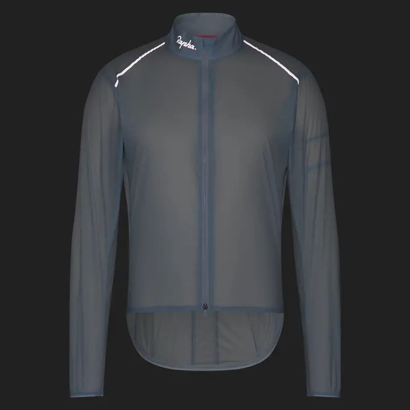 Rapha Men's Brevet Element Wind Jacket, Jewelled Ice/Silver 5