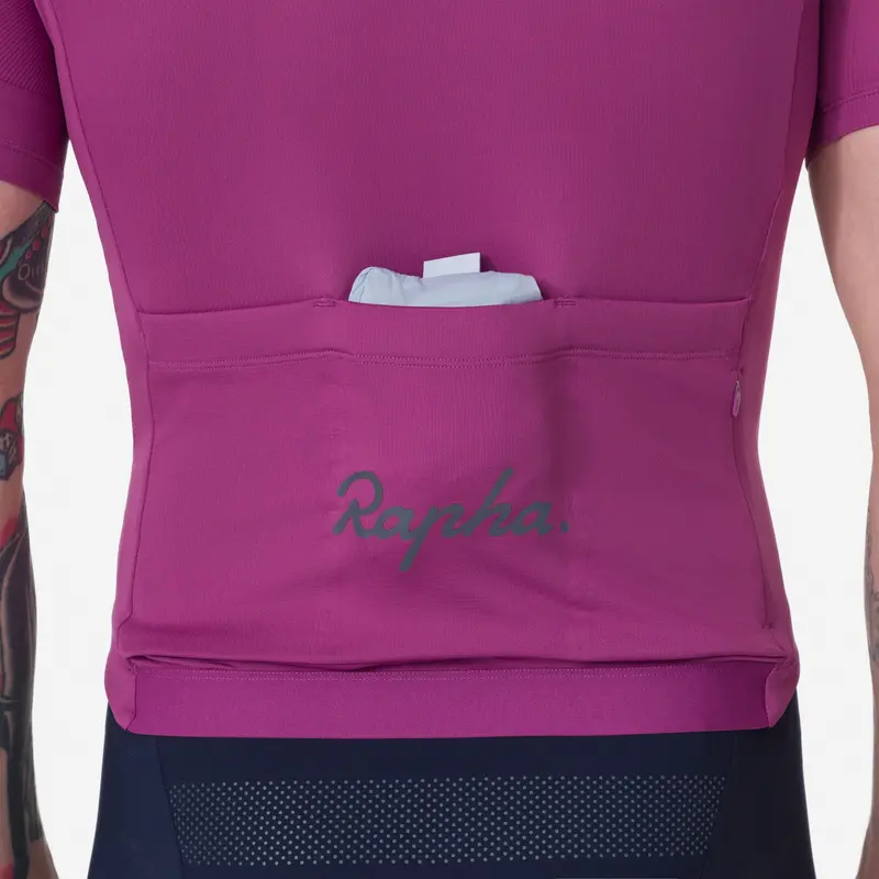 Rapha Men's Brevet Element Wind Jacket, Jewelled Ice/Silver 6