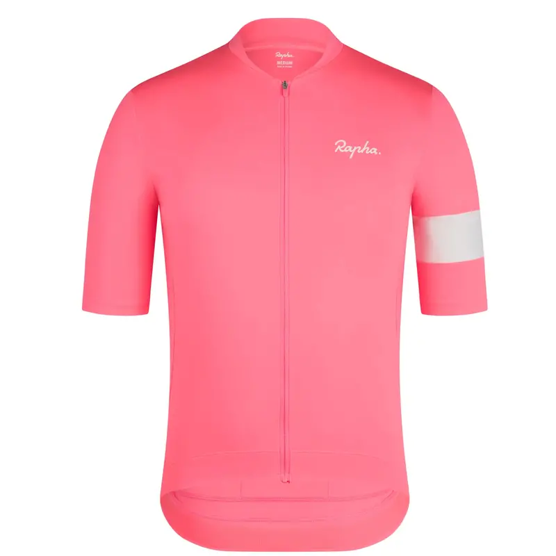 Rapha Men's Core Jersey - High-Viz Pink 1