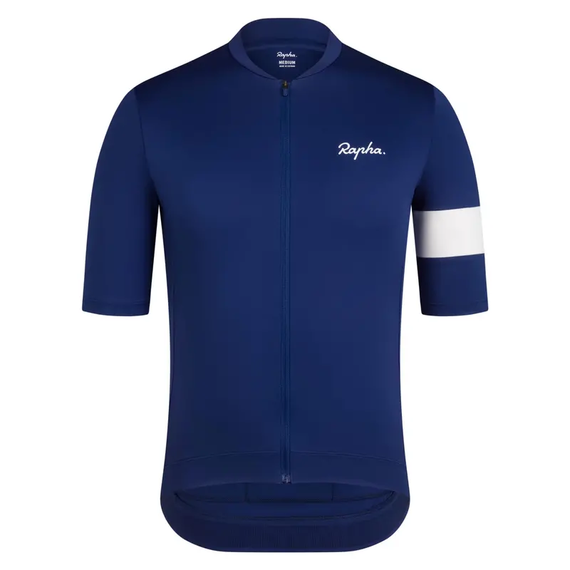 Rapha Men's Core Jersey, Navy/White 1