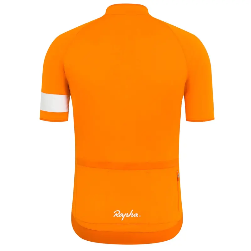 Rapha Men's Core Jersey, Orange/White 2