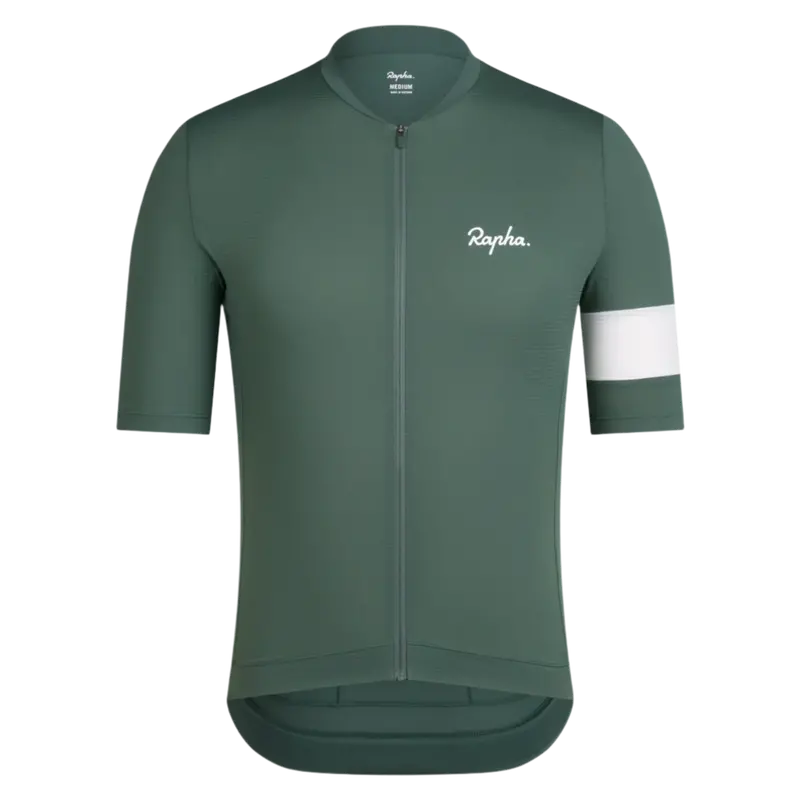 Rapha Men's Core Lightweight Jersey Cilantro / White Alyssum 1