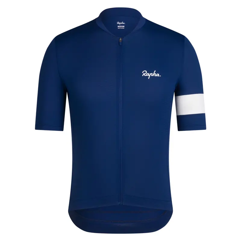 Rapha Men's Core Lightweight Jersey, Navy/White 1