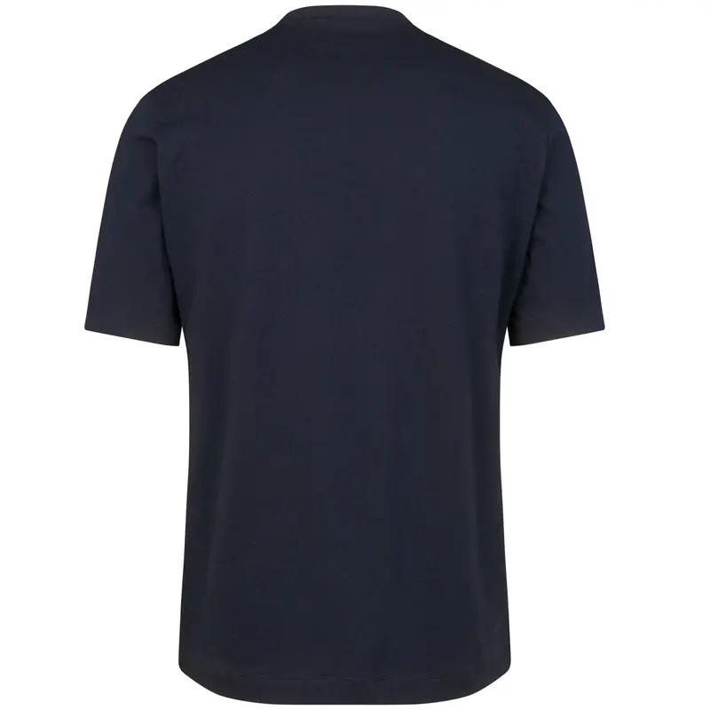 Rapha Men's Logo T-Shirt, Dark Navy/Hi-Viz Pink 2