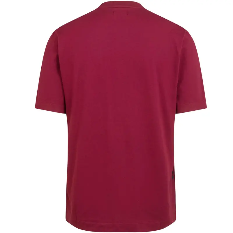 Rapha Mens Logo T-Shirt, Dark Red/Dark Navy 2