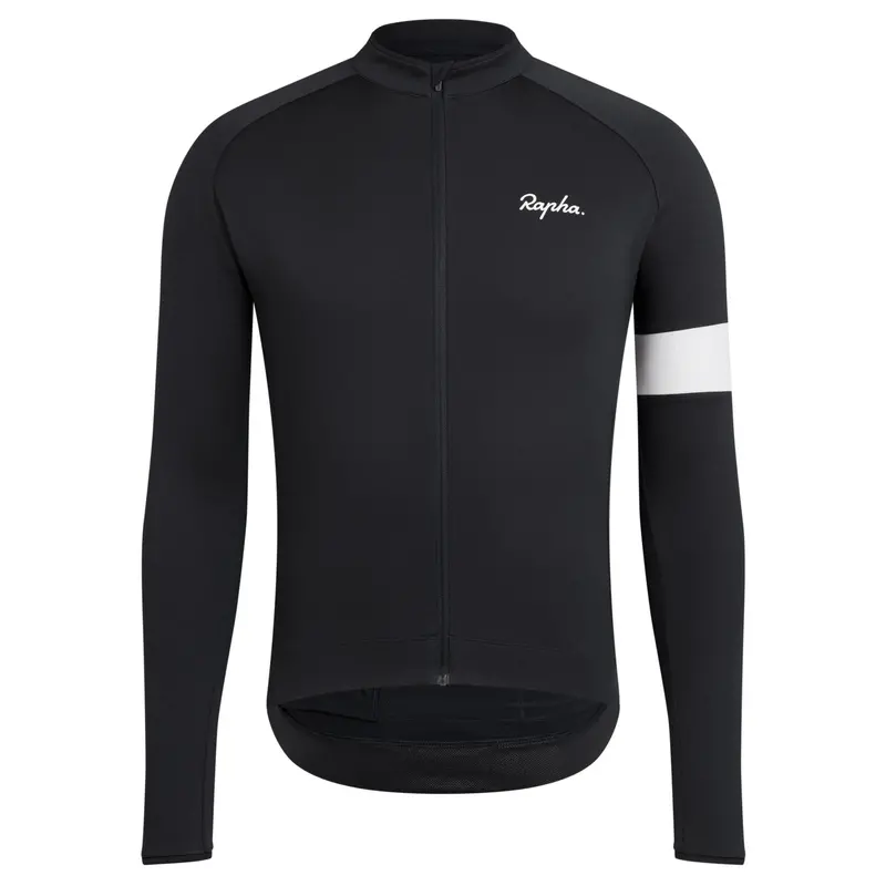 Rapha Men's Long Sleeve Core Jersey - Black 1
