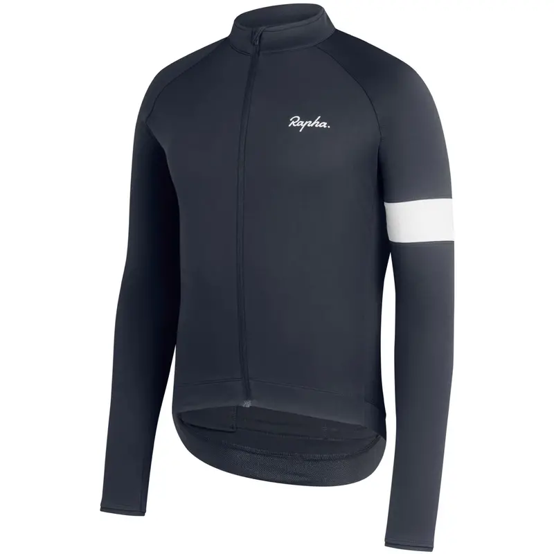 Rapha Men's Long Sleeve Core Jersey Dark Navy 1