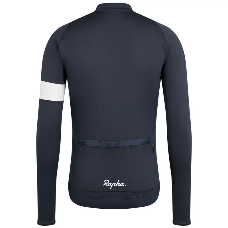 Rapha Men's Long Sleeve Core Jersey Dark Navy 2