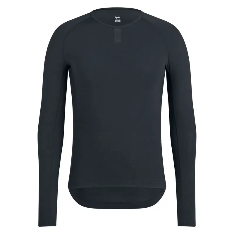 Rapha Men's Merino Base Layer Long Sleeve Black - Updated 1