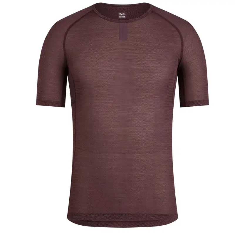 Rapha Men's Merino Lightweight Base Layer Short Sleeve - Huckleberry 1
