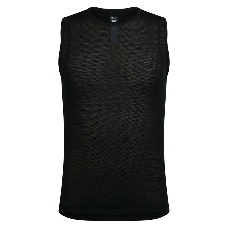 Rapha Men's Merino Lightweight Base Layer Sleeveless, Black 1