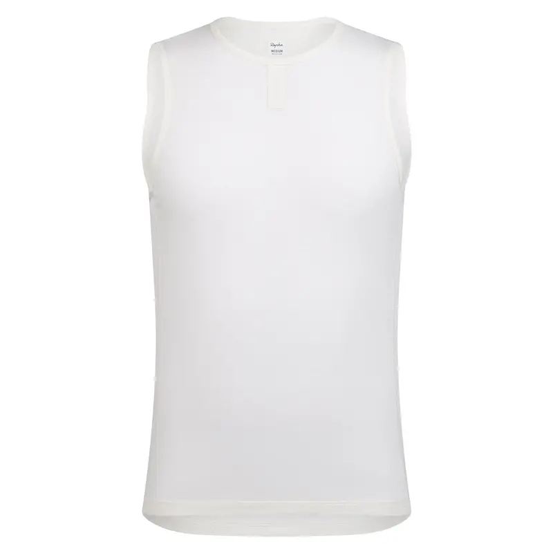Rapha Men's Merino Lightweight Base Layer Sleeveless Cream / White 1