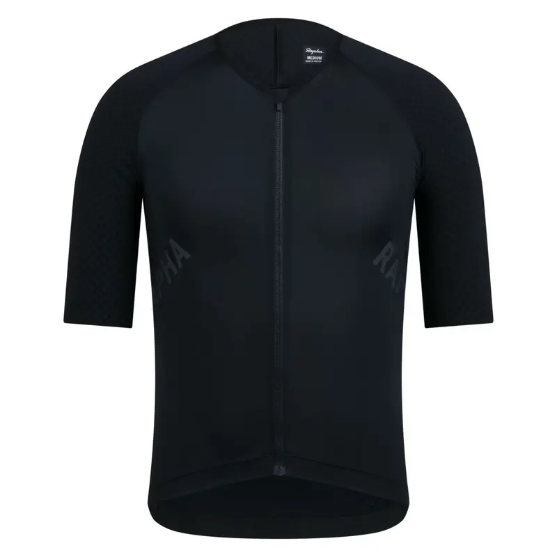 Rapha Men's Pro Team Aero Jersey, Black/Grey 1