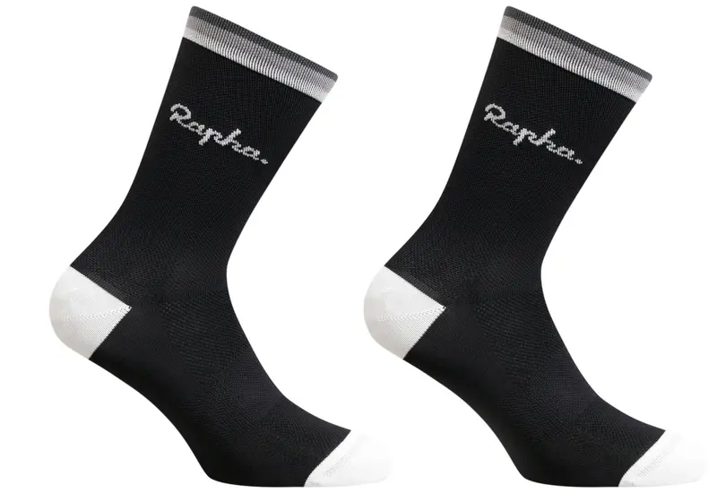 Rapha Unisex Logo Socks, Black 1