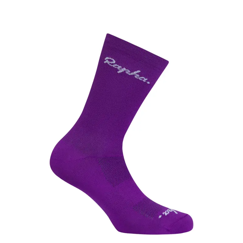 Rapha Unisex Logo Socks, Ultraviolet/White 1