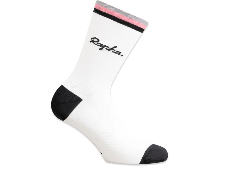 Rapha Unisex Logo Socks, White 1
