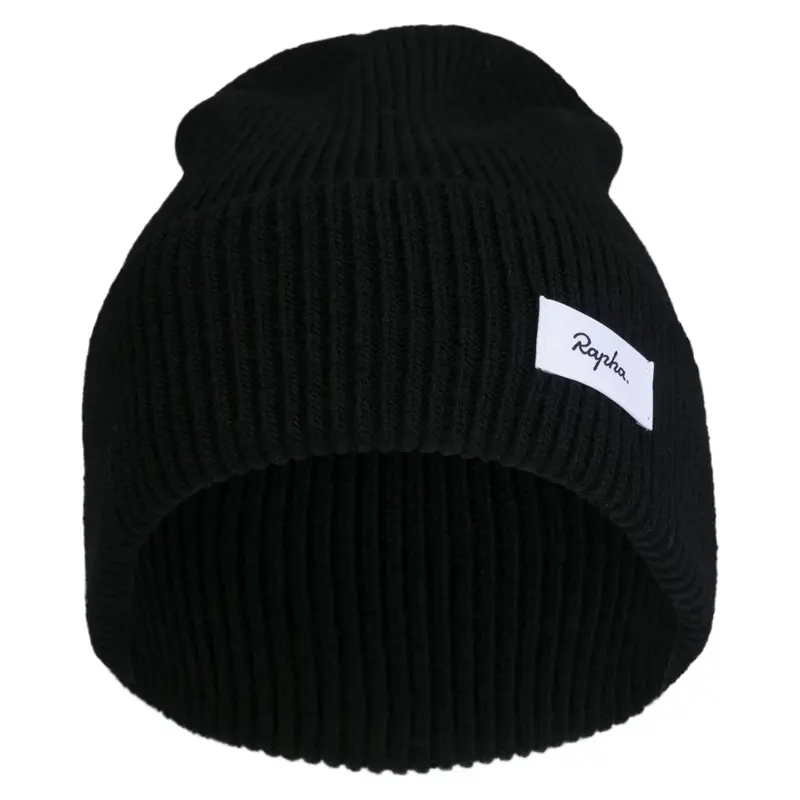 Rapha Unisex Merino Beanie - Black/White 1