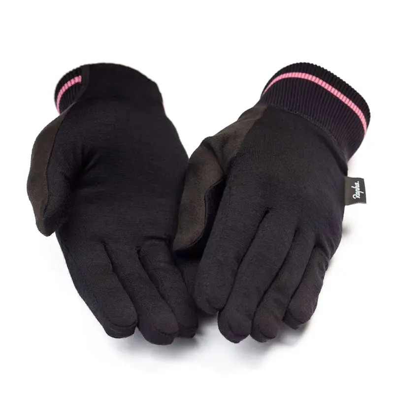 Rapha Unisex Merino Glove Liner Black 1