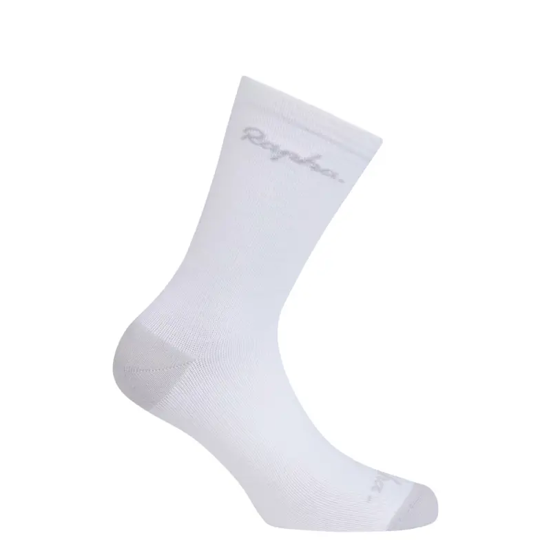 Rapha Unisex Merino Socks Regular, White/Grey 1