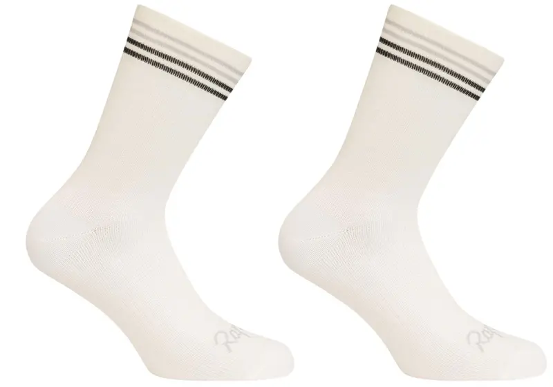 Rapha Unisex Pro Team Regular Socks, Cream/Brown 1