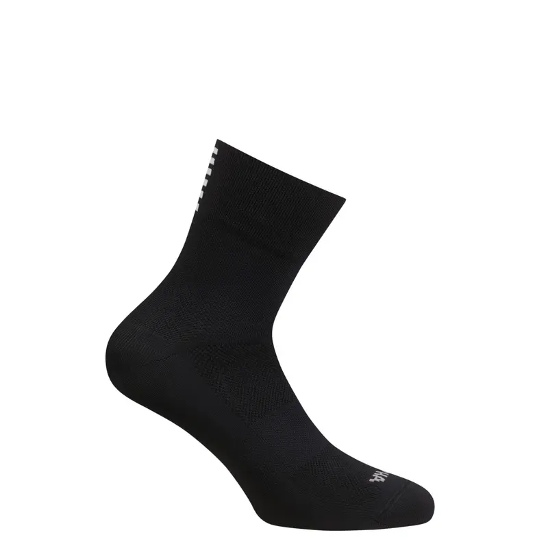 Rapha Unisex Pro Team Socks Short Cuff, Black/White 1
