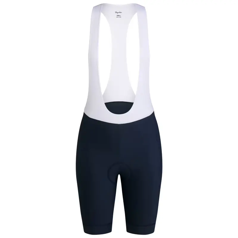 Rapha Women's Core Bib Shorts, Dark Navy/White 1