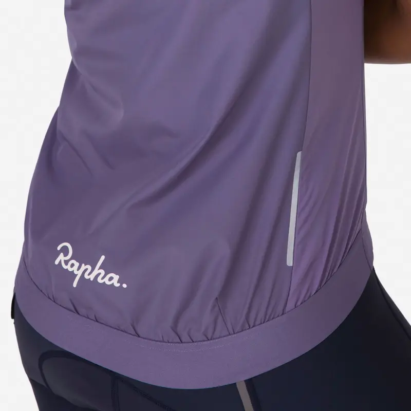 Rapha Women's Core Gilet Dusted Lilac/White 4
