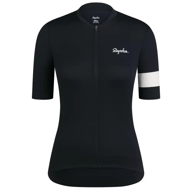 Rapha Women's Core Lightweight Jersey - Black / White 1